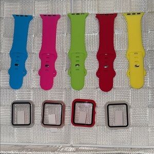 Apple Watch Bands & Cases - 5 Bands, 4 Cases
